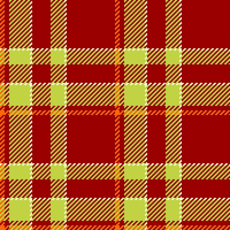 nahtlos Plaid Textil- von Hintergrund Vektor Stoff mit ein Textur Muster Tartan überprüfen.