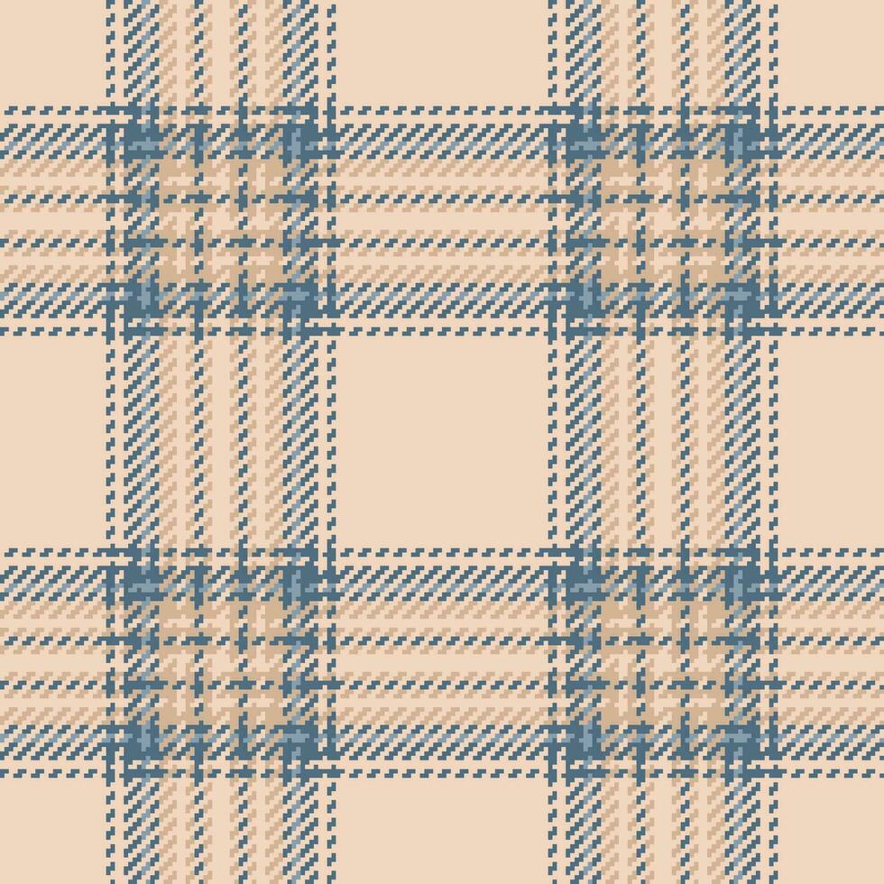 tyg mönster bakgrund av sömlös textur tartan med en pläd kolla upp vektor textil.