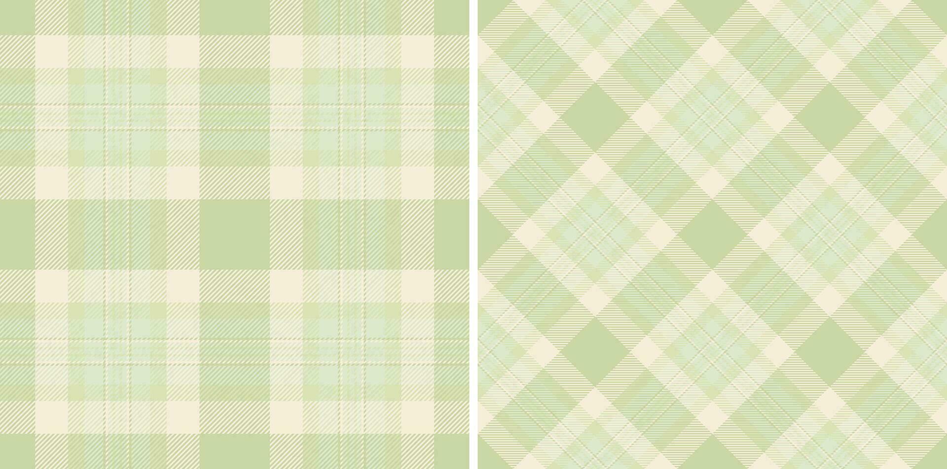 Vektor Hintergrund Plaid von Stoff nahtlos prüfen mit ein Textil- Textur Muster Schottenstoff.