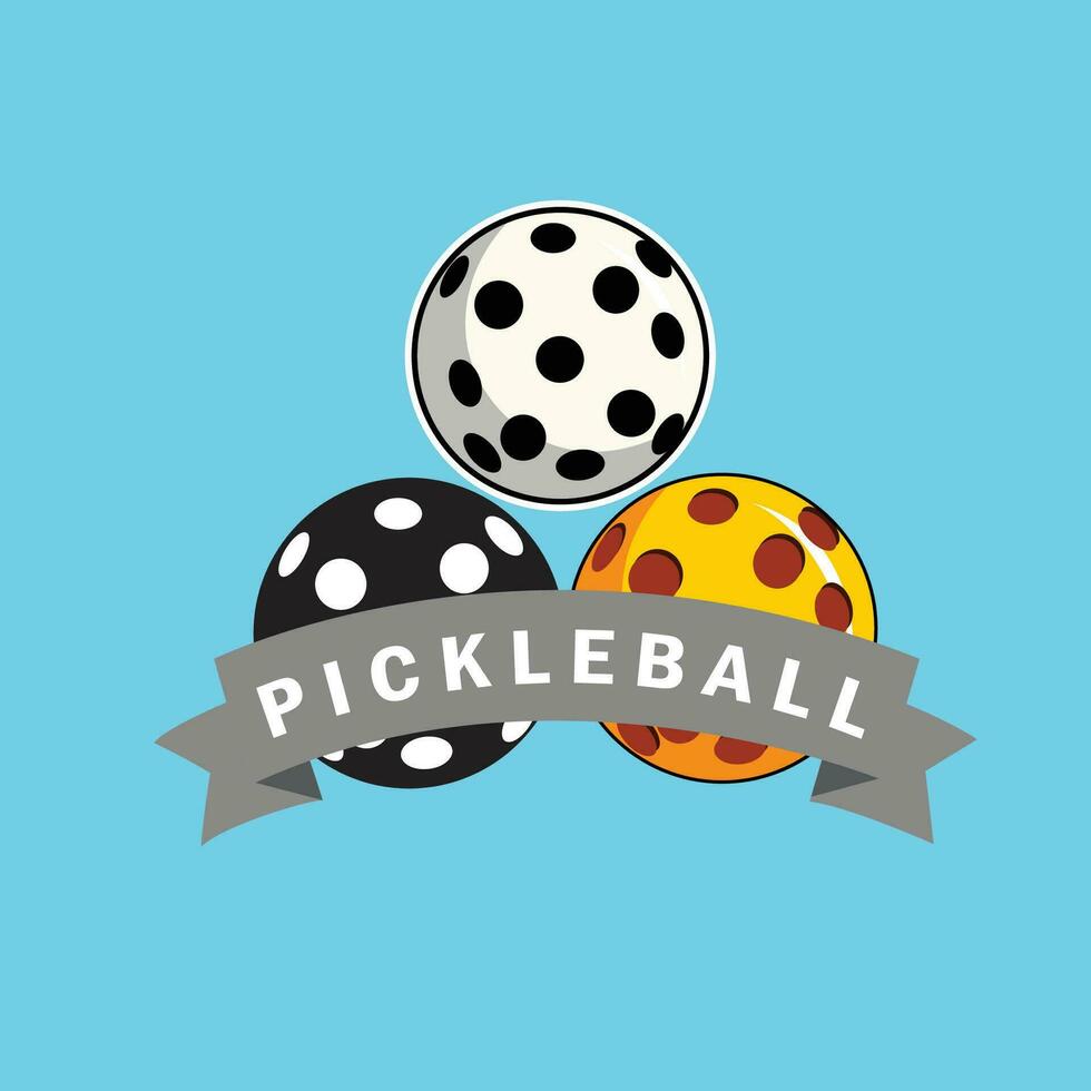 Vektor Pickleball Logo Vorlage