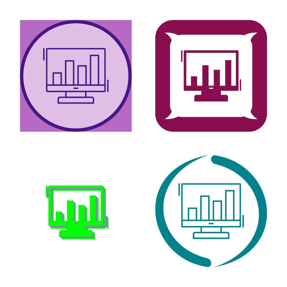 Diagrammvektorsymbol vektor