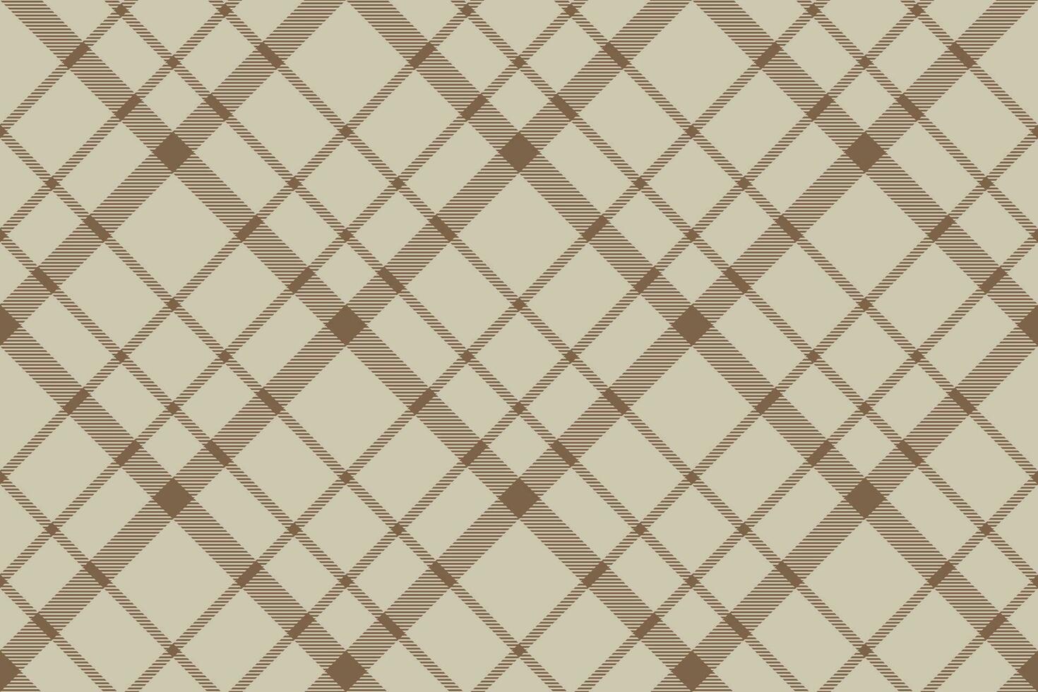 Beige Textil- von Plaid Design vektor