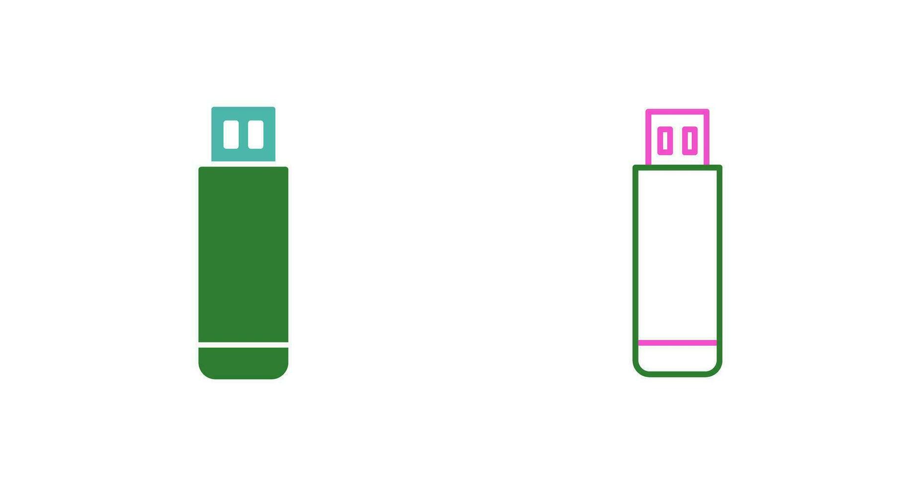 Vektorsymbol für USB-Laufwerk vektor