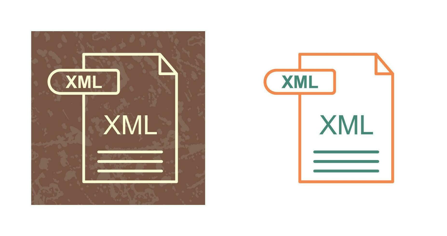 xml vektor ikon