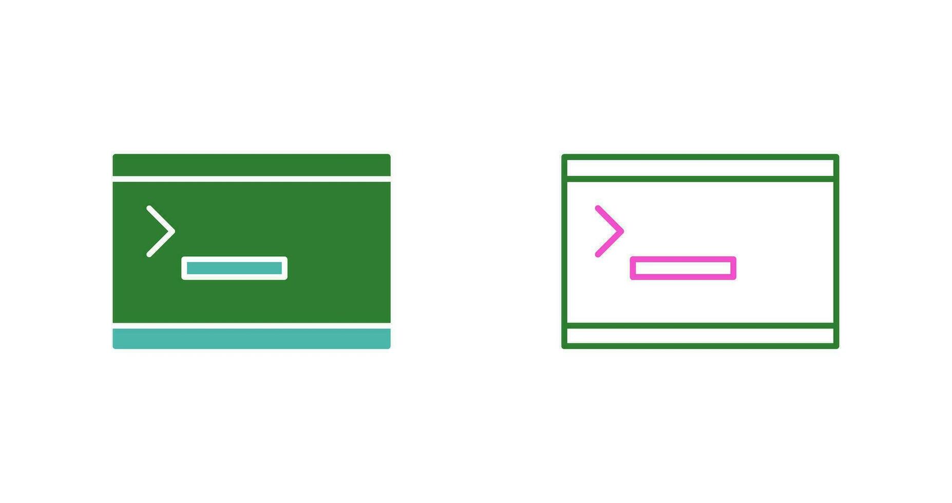 einzigartiges Konsolenvektorsymbol vektor