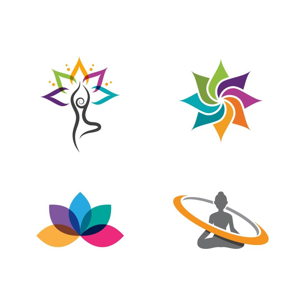 yoga vektor ikon design illustration