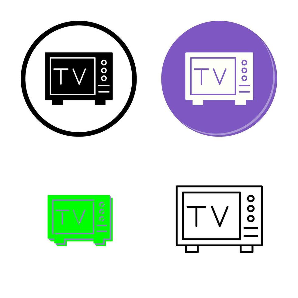 TV-Vektor-Symbol vektor