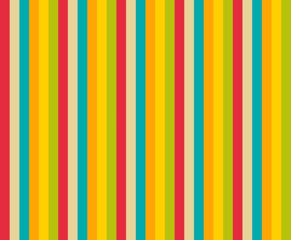 Vertikala linjer retro färgmönster. vektor
