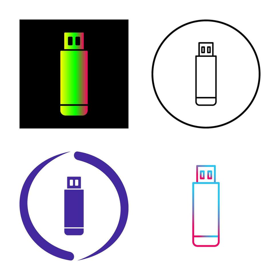 Vektorsymbol für USB-Laufwerk vektor