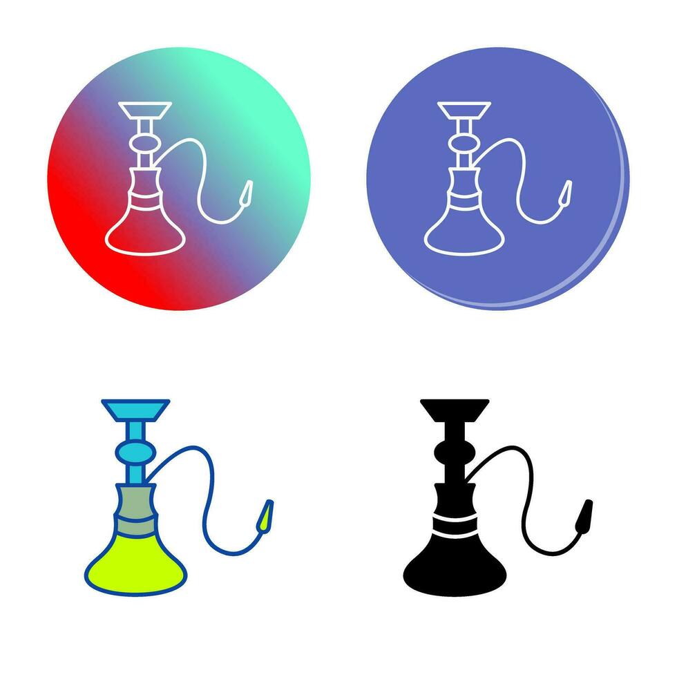 einzigartiges Shisha-Vektorsymbol vektor