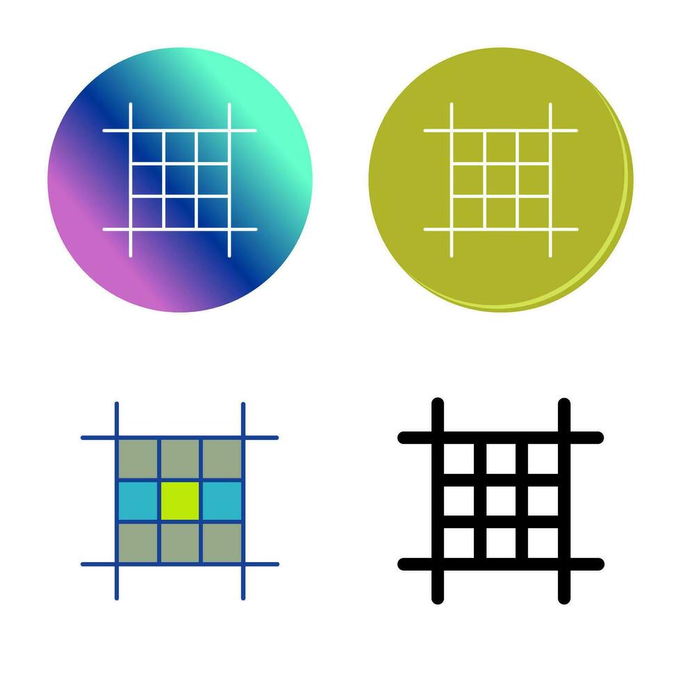 quadratisches Layout-Vektorsymbol vektor