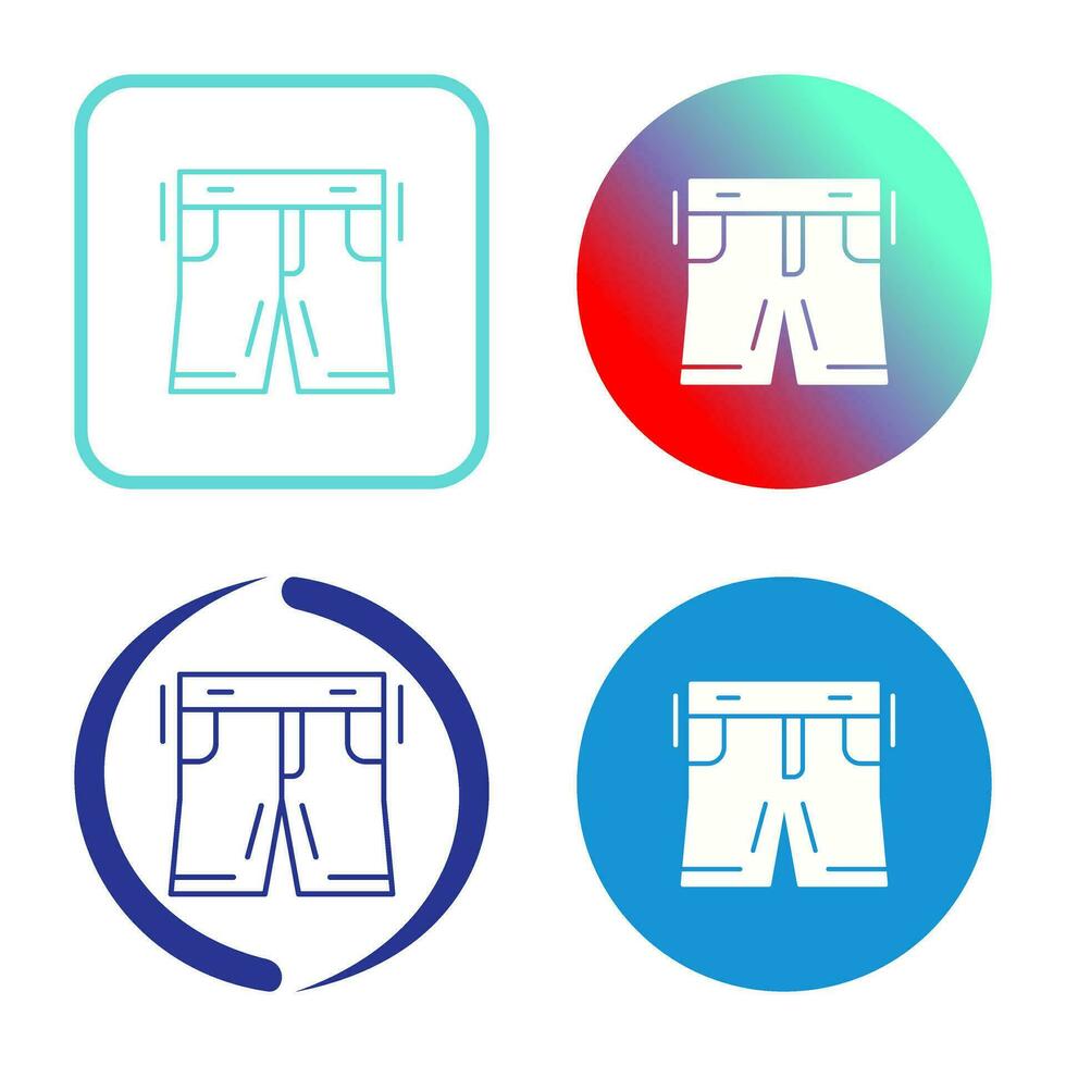 Shorts Vektor-Symbol vektor