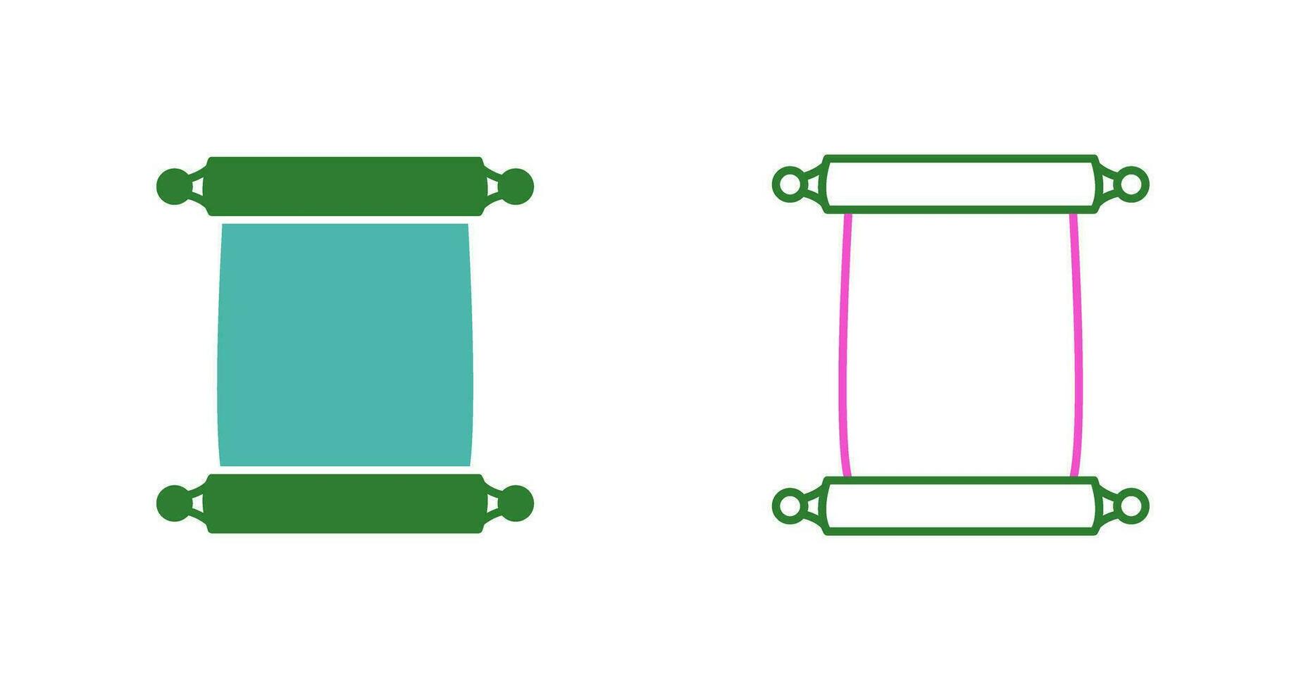 Rolle des Papiervektorsymbols vektor