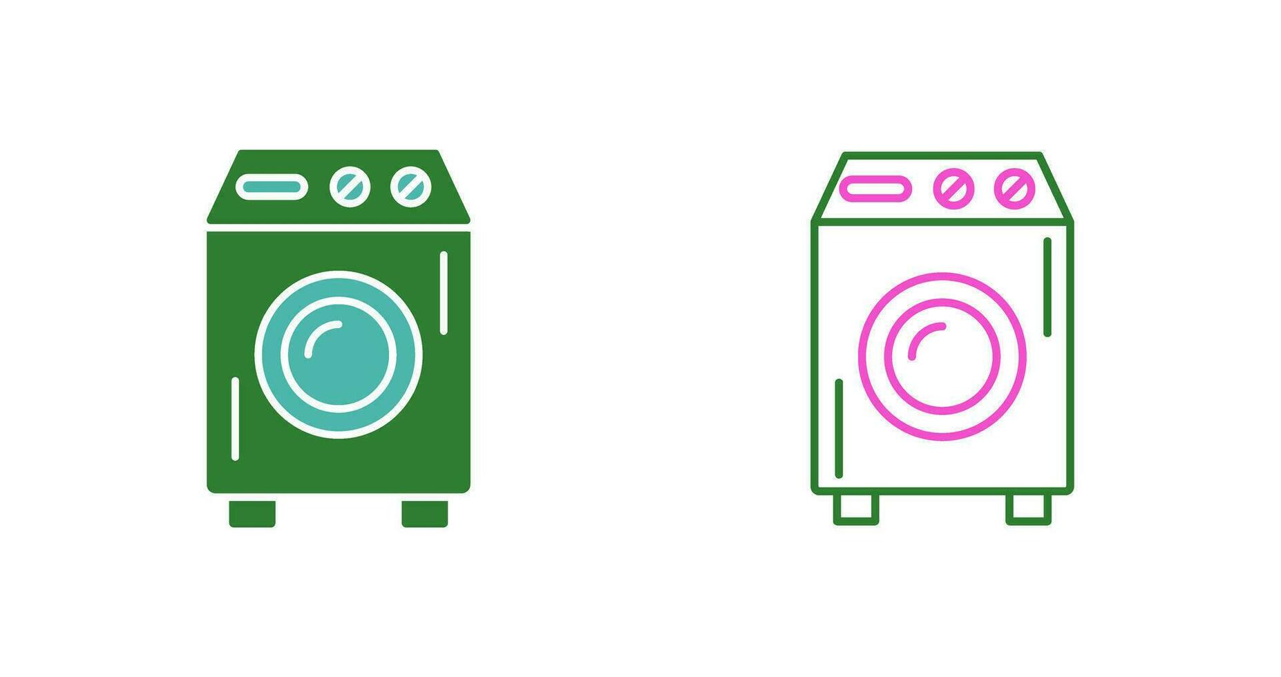Vektorsymbol für Waschmaschine vektor