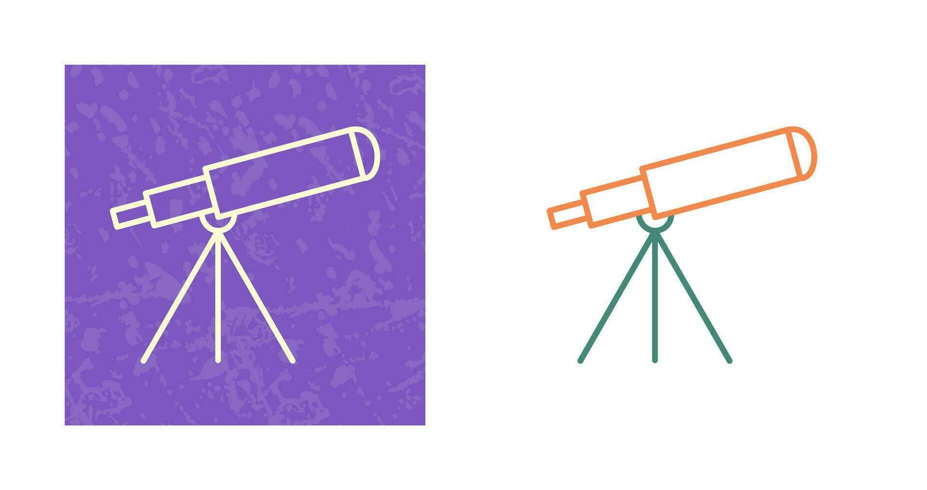 teleskop vektor ikon