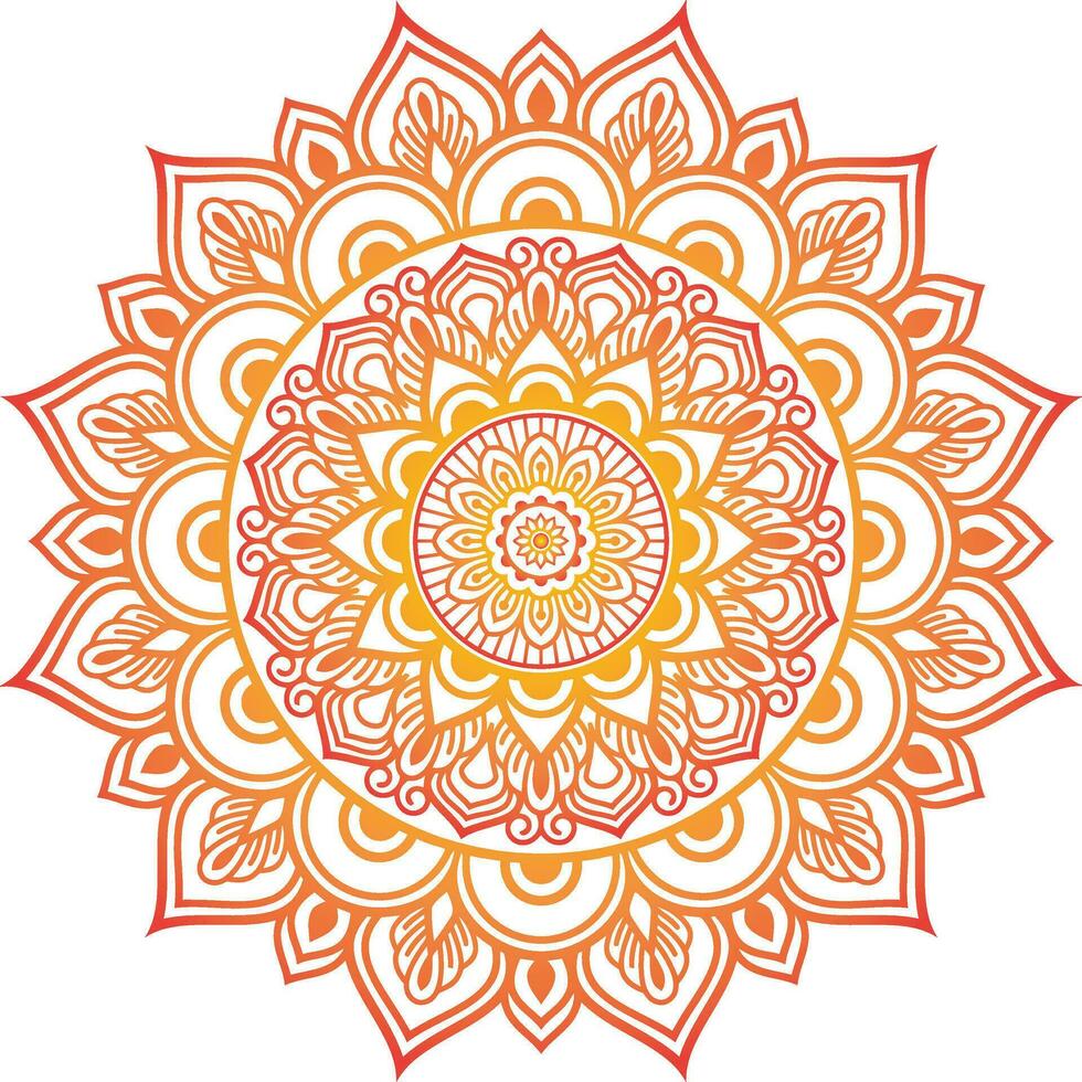 Mandala Design zum Mehrzweck verwenden vektor