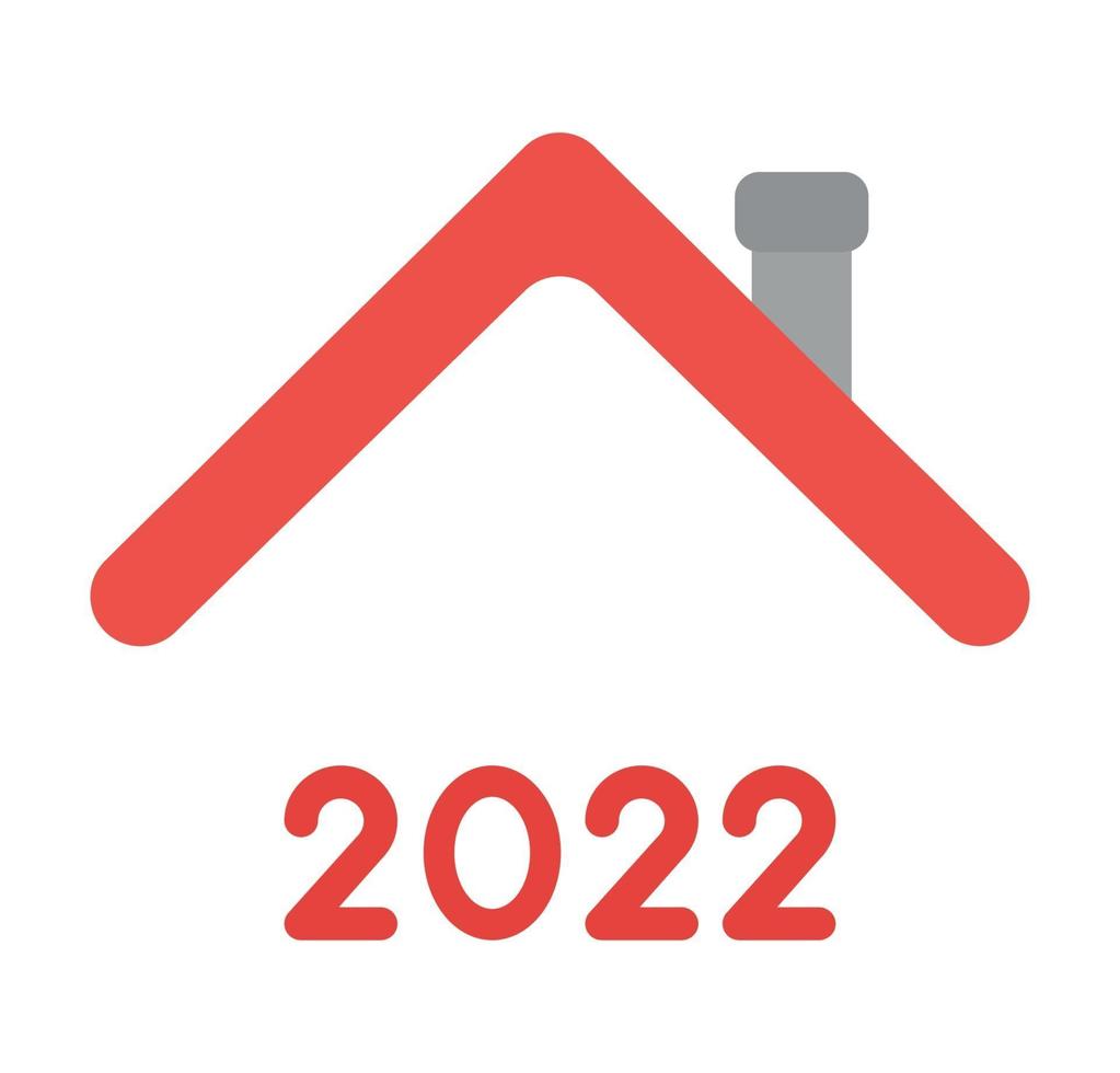 nytt år 2022 vektor koncept