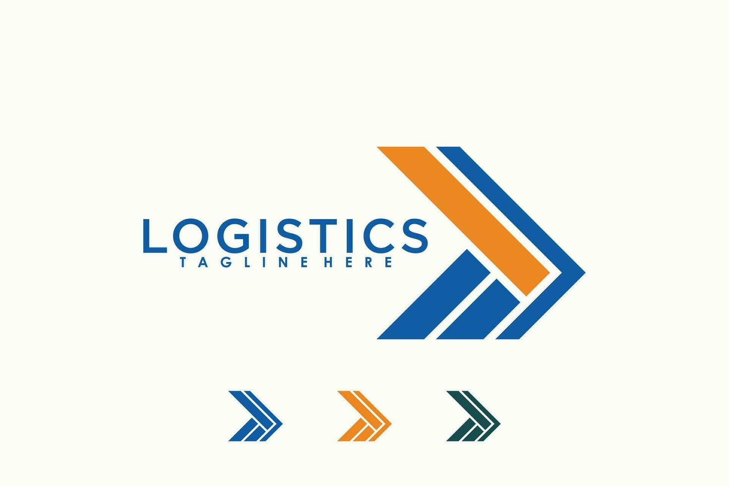 Logistik Logo Design Illustration mit modern Konzept vektor