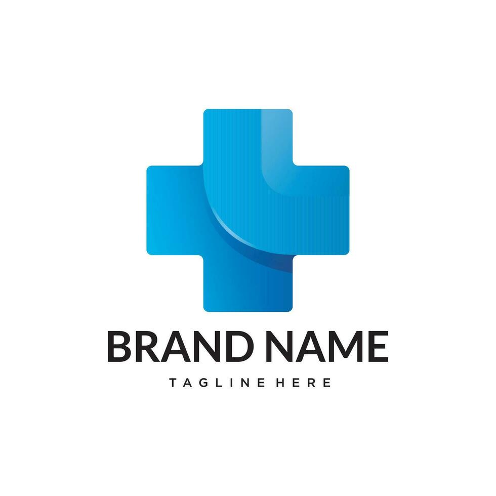 Arzt, medizinisch, Pflege- Logo Design vektor