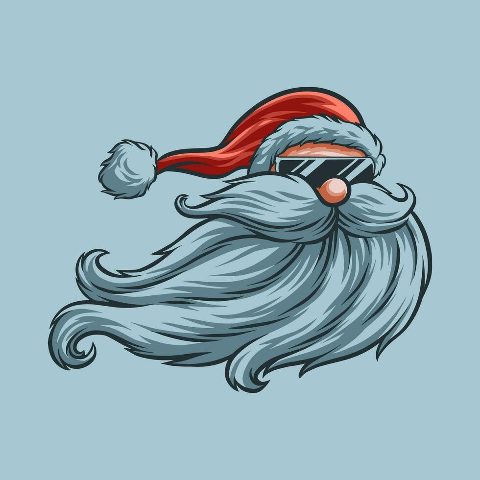 Santa claus Maskottchen großartig Illustration zum Ihre branding Geschäft vektor