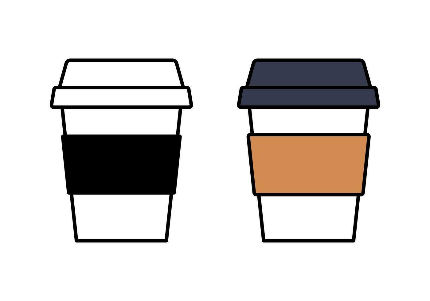 vektor kaffe kopp illustration