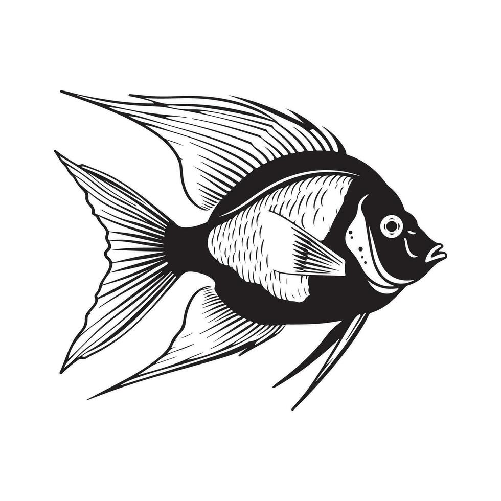 fisk vektor bild, illustration av fisk
