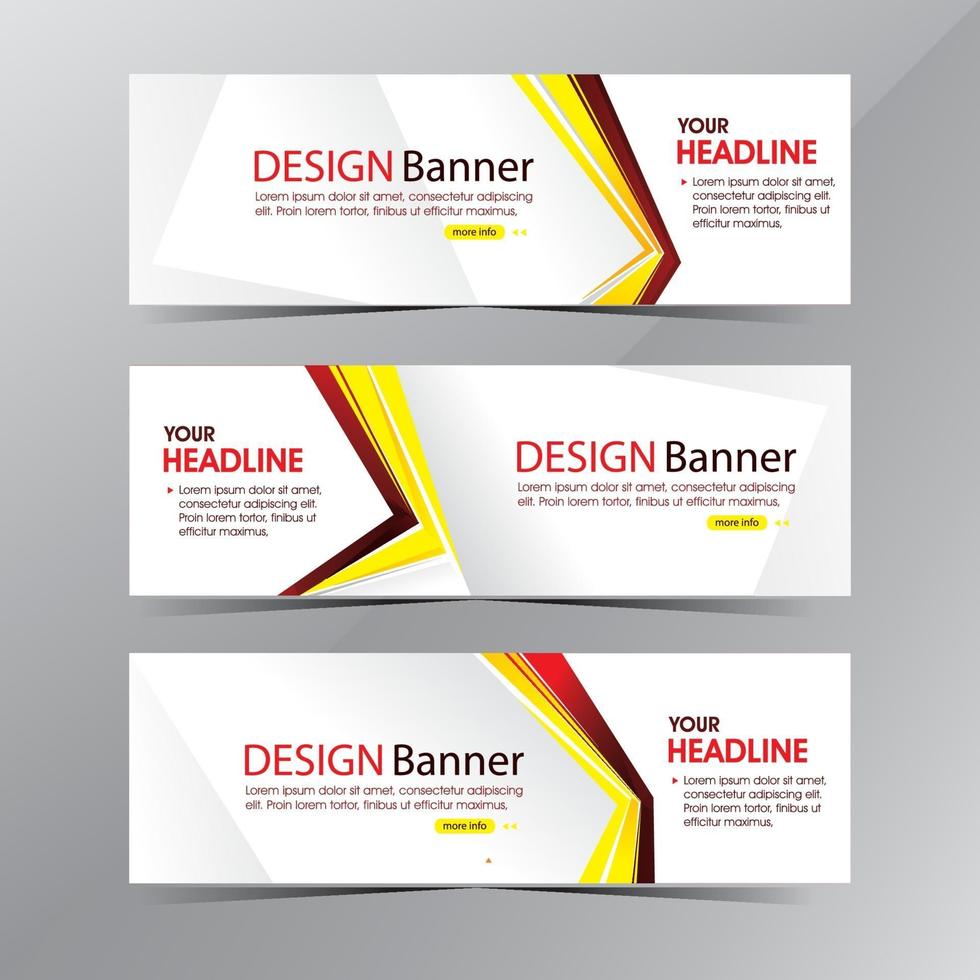 moderne saubere weiße Web-Banner-Vorlage, Werbeverkauf vektor