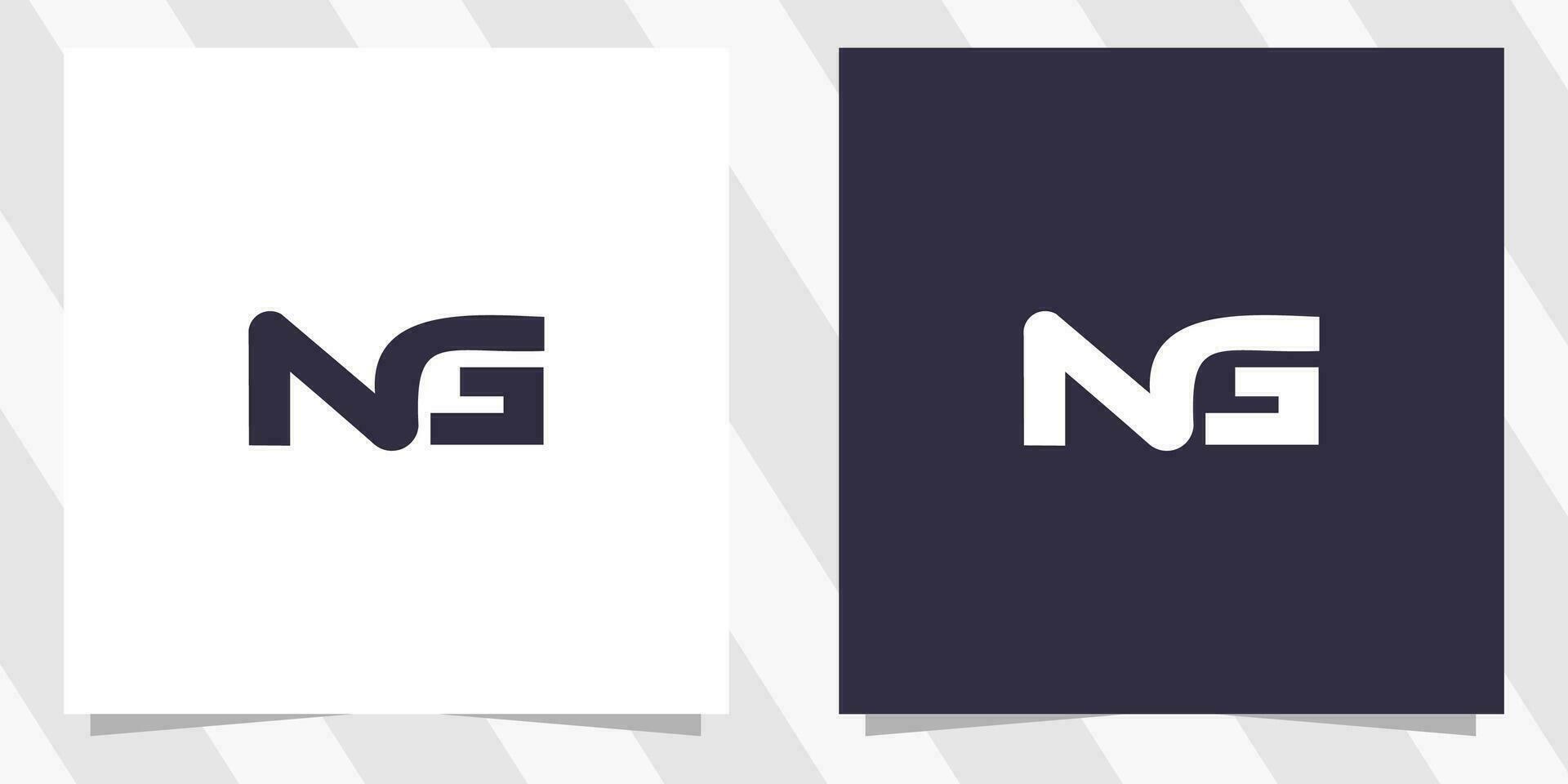 Brief ng gn Logo Design vektor