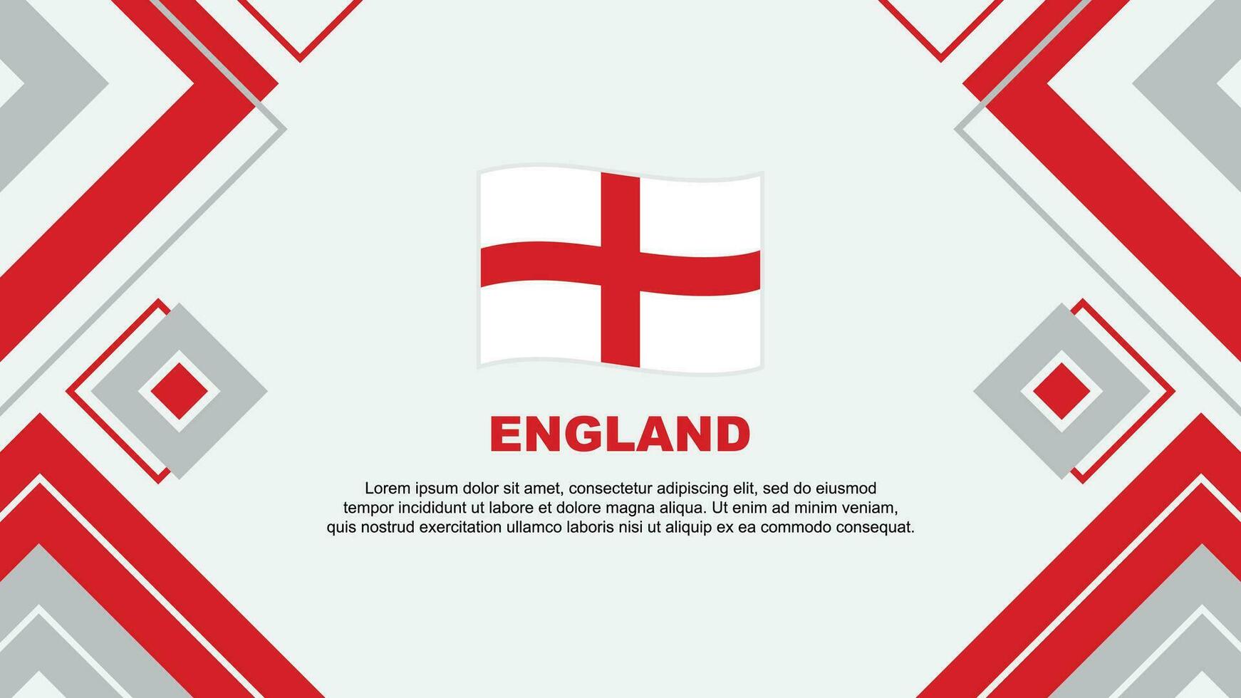 England flagga abstrakt bakgrund design mall. England oberoende dag baner tapet vektor illustration. England bakgrund