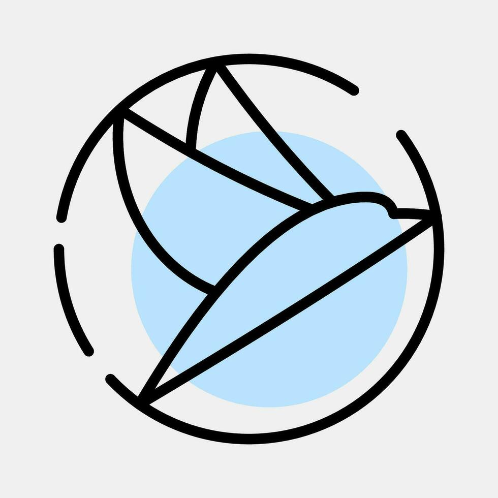 ikon duva i en cirkel. palestina element. ikoner i Färg fläck stil. Bra för grafik, affischer, logotyp, infografik, etc. vektor