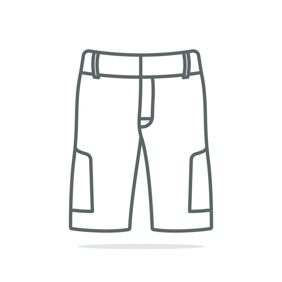 Jungs Sport Bein schlank Ausbildung keuchen oder Hose Vektor Illustration. Jungs komfortabel Hose keuchen Illustration