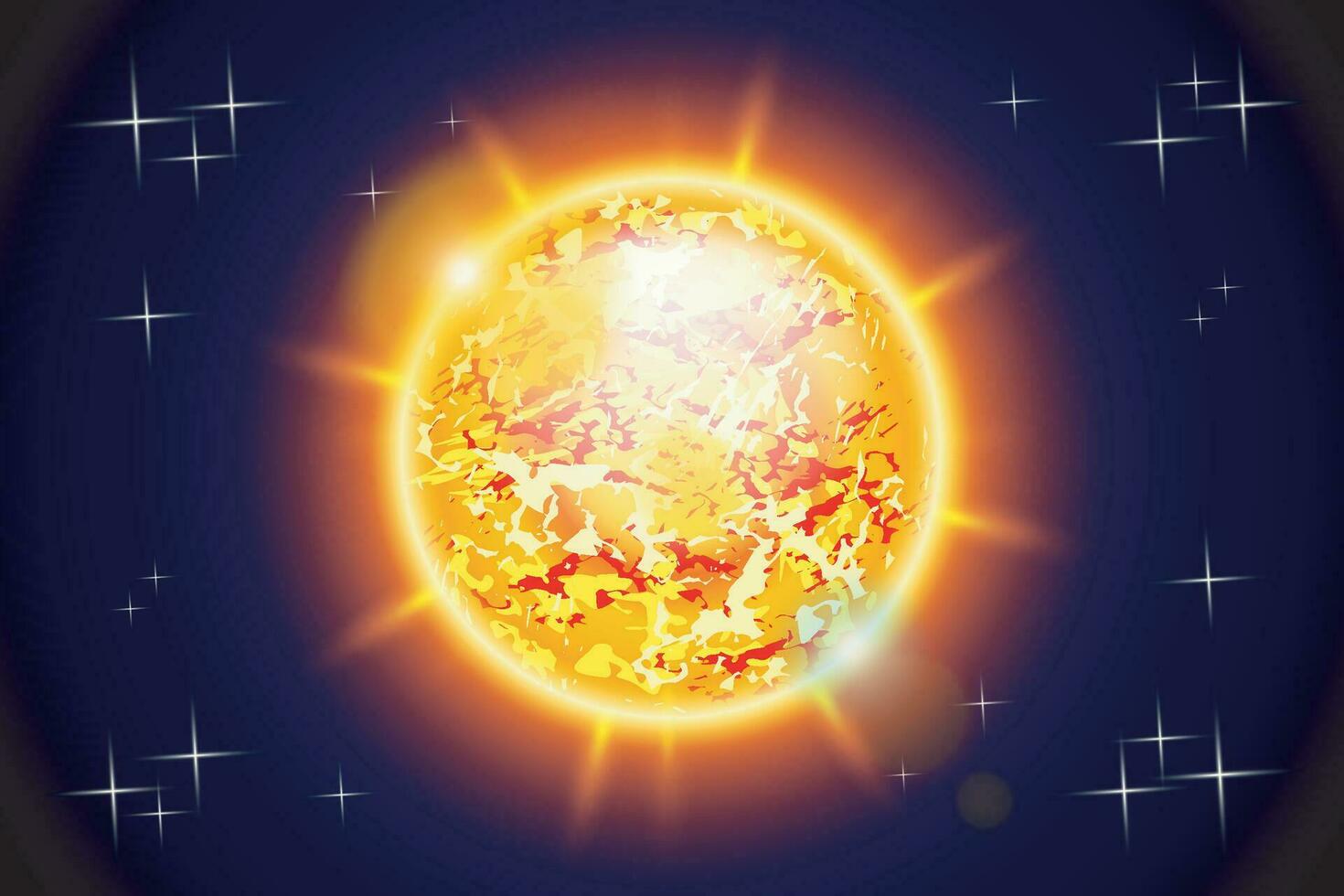 Planet Sonne Bild vektor