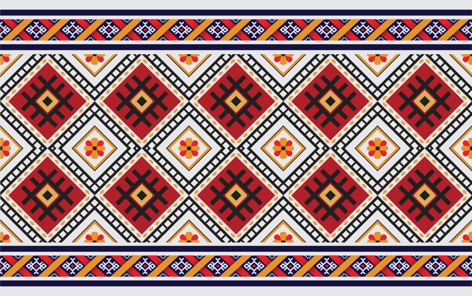orientaliska etniska sömlösa mönster traditionell bakgrundsdesign vektor