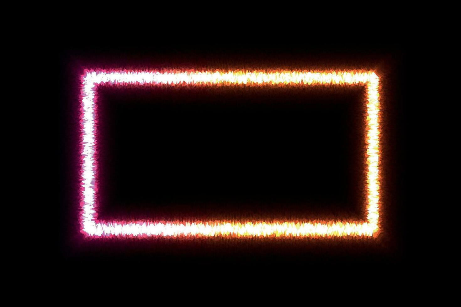 neon ljus effekt geometrisk rektangulär rutnät vektor illustration.