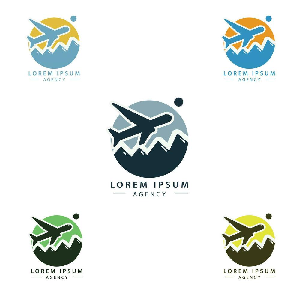 minimal Reise Logo Vorlage - - Vektor Illustration