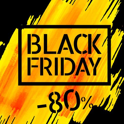 Black Friday-Verkaufsplakatdesign vektor