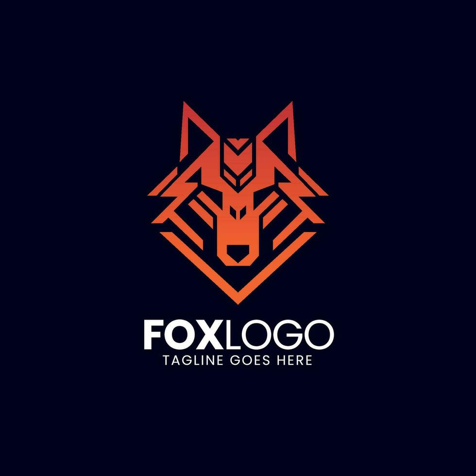 Wolf Logo Design Vektor, Wölfe Kopf Logo Design Vorlage zum ein Spielen Logo vektor