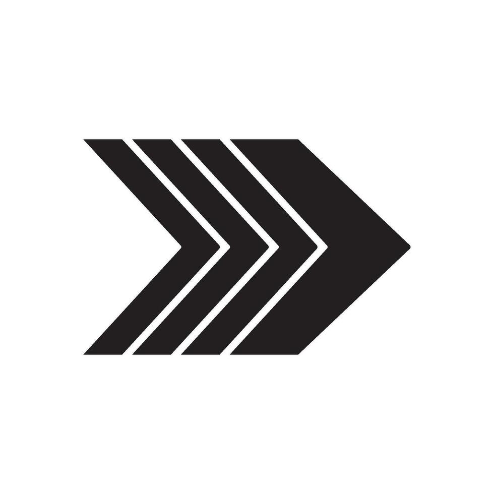 Pfeil Logo, Vektor Illustration Vorlage Design.