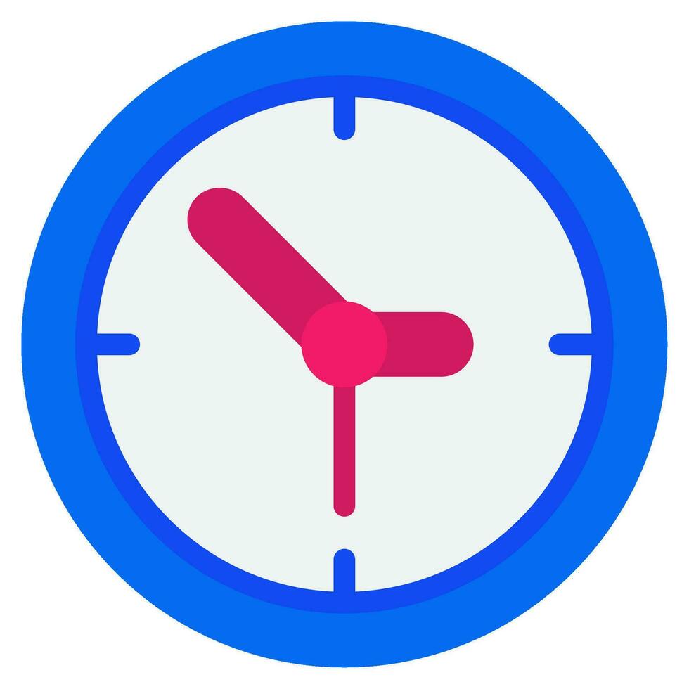 Uhr Symbol Illustration zum uiux, Netz, Anwendung, Infografik usw vektor