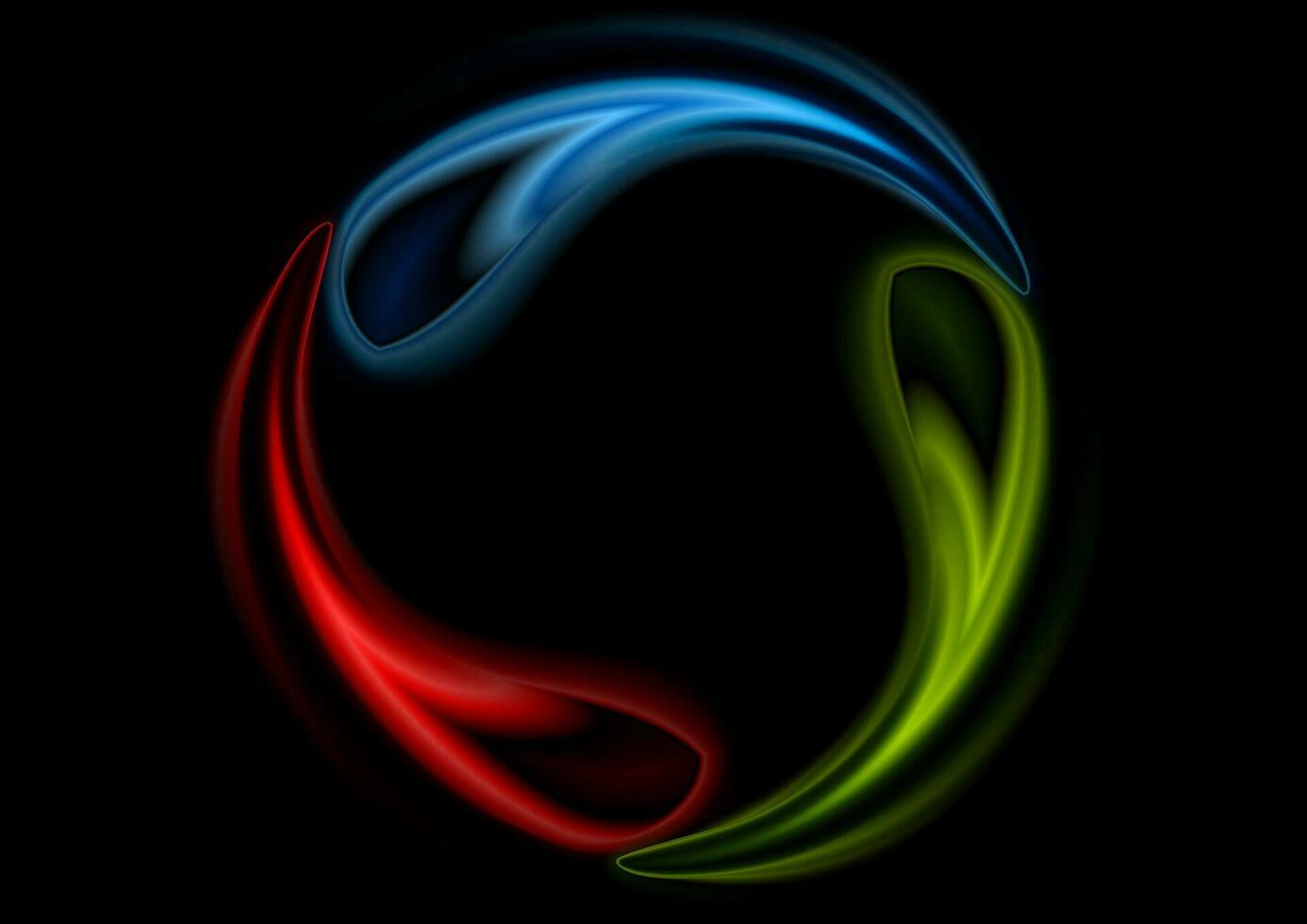 flerfärgad glansig cirkel form abstrakt bakgrund vektor