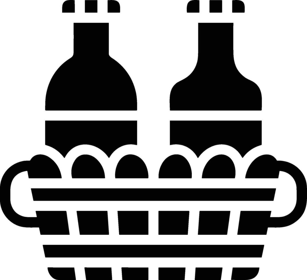 Flasche trinken Symbol Symbol Vektor Bild. Illustration von das trinken Wasser Flasche Glas Design Bild