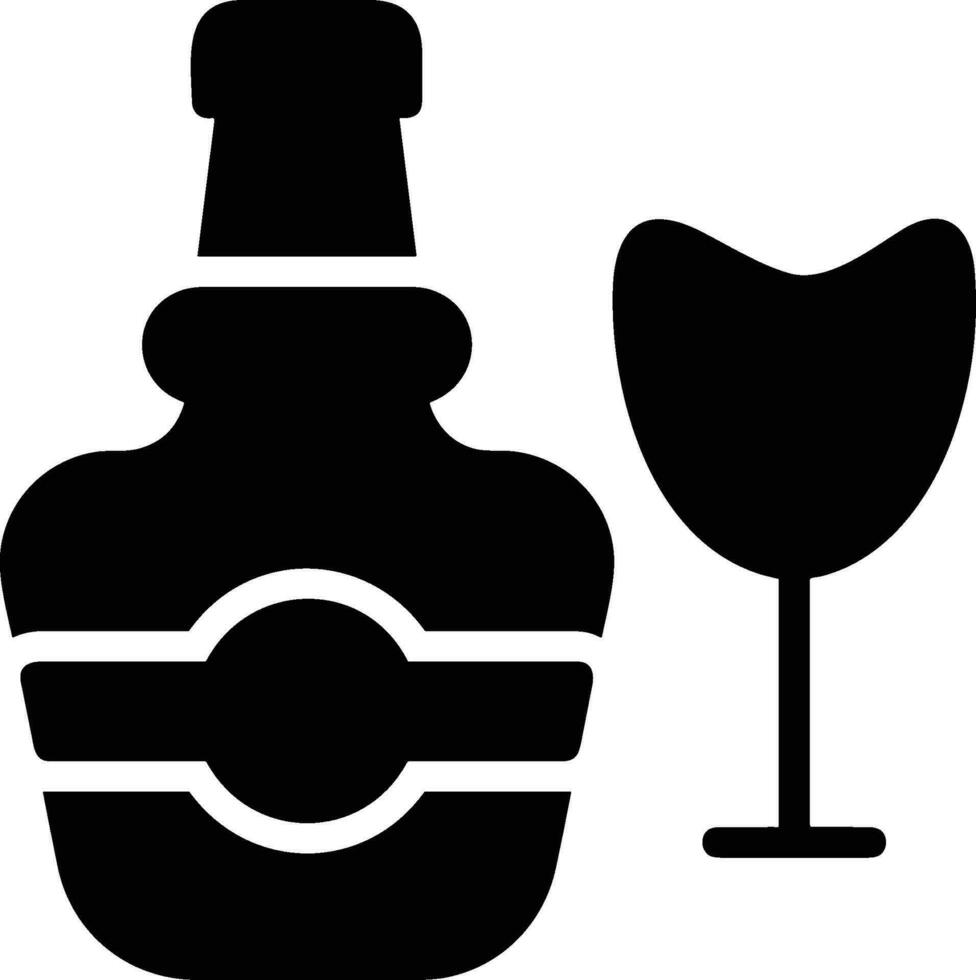 Flasche trinken Symbol Symbol Vektor Bild. Illustration von das trinken Wasser Flasche Glas Design Bild