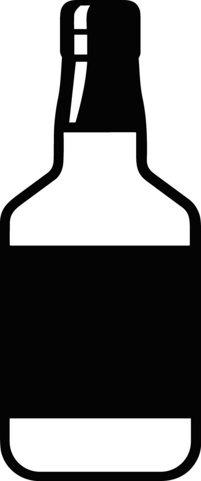 Flasche trinken Symbol Symbol Vektor Bild. Illustration von das trinken Wasser Flasche Glas Design Bild