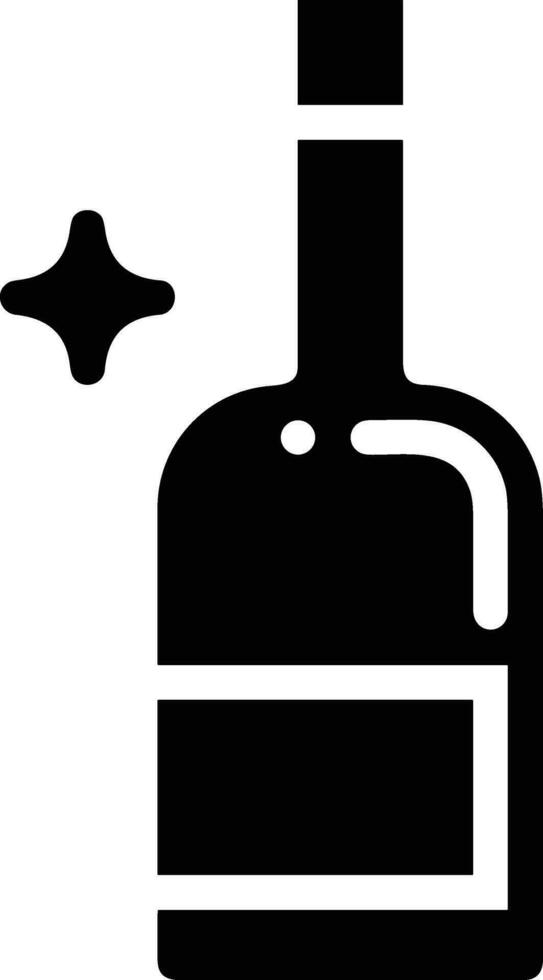 Flasche trinken Symbol Symbol Vektor Bild. Illustration von das trinken Wasser Flasche Glas Design Bild