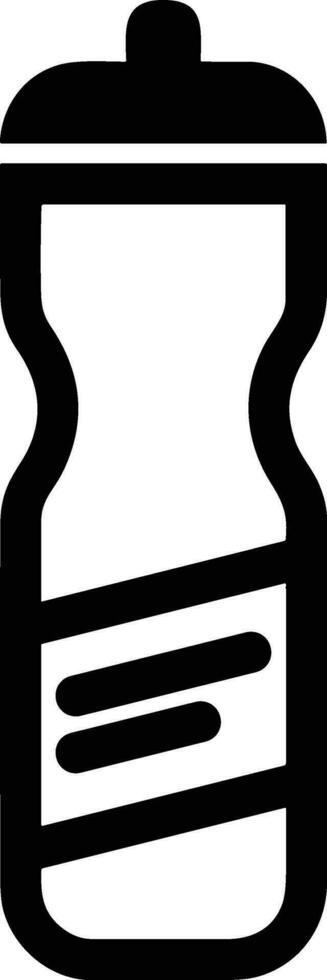 Flasche trinken Symbol Symbol Vektor Bild. Illustration von das trinken Wasser Flasche Glas Design Bild