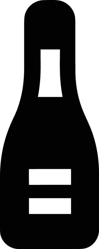 Flasche trinken Symbol Symbol Vektor Bild. Illustration von das trinken Wasser Flasche Glas Design Bild