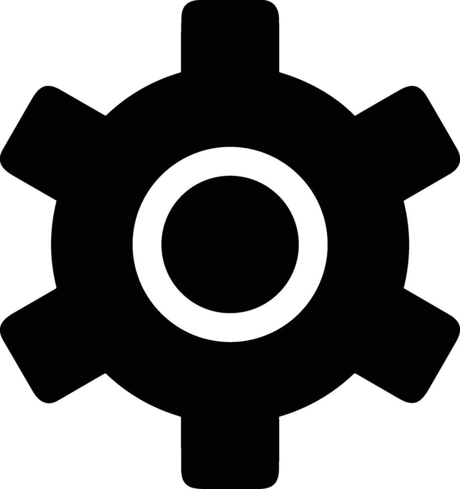 Ausrüstung Rahmen Symbol Symbol Vektor Bild. Illustration von das industriell Rad mechine Mechanismus Design Bild