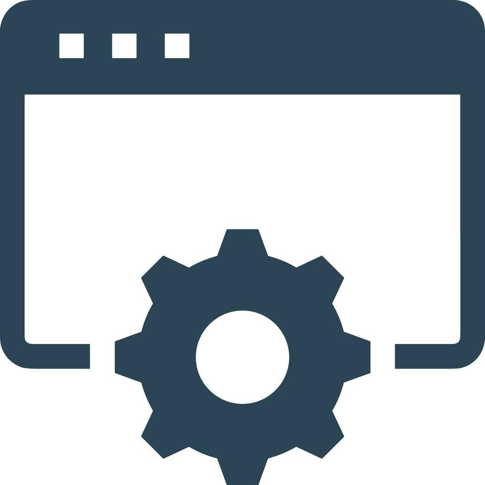 Ausrüstung Rahmen Symbol Symbol Vektor Bild. Illustration von das industriell Rad mechine Mechanismus Design Bild