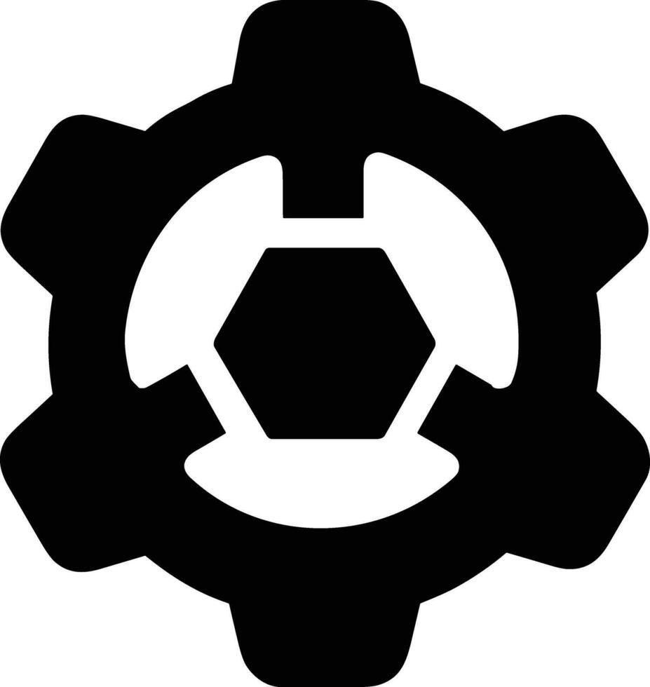 Ausrüstung Rahmen Symbol Symbol Vektor Bild. Illustration von das industriell Rad mechine Mechanismus Design Bild