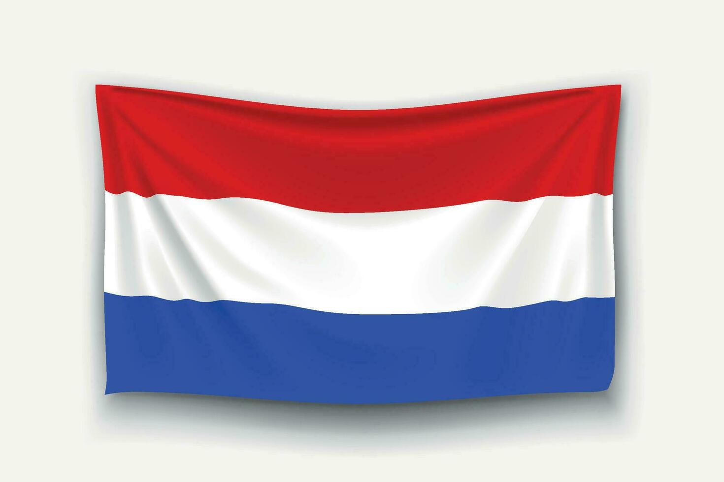 Flagge der Niederlande vektor